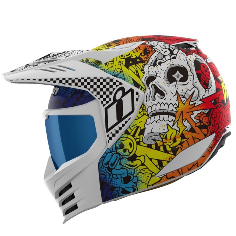 Icon Elsinore Full Face Modular Street/Aventure Touring Motorcycle Helmet-279331