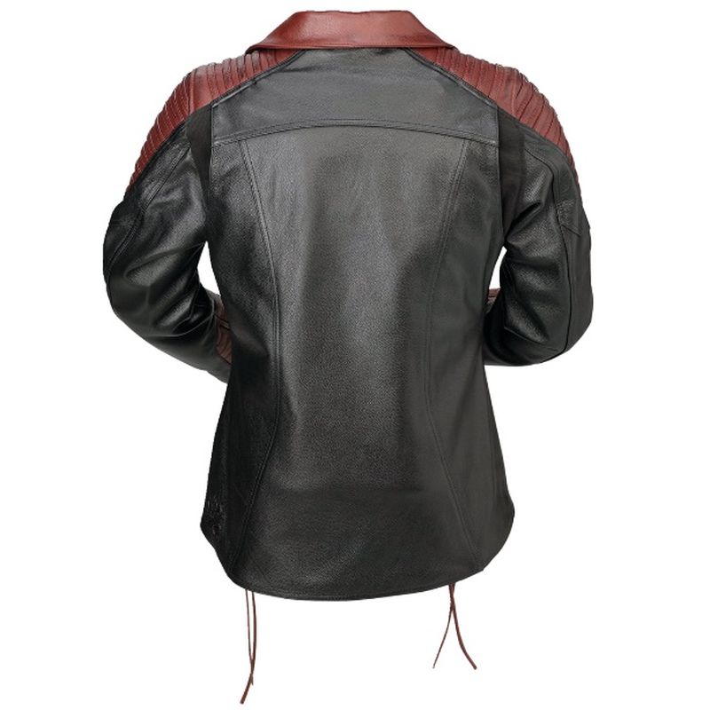 2024 Z1R Combiner Women Street Motorcycle Black/Red Jacket - Pick Size-266110