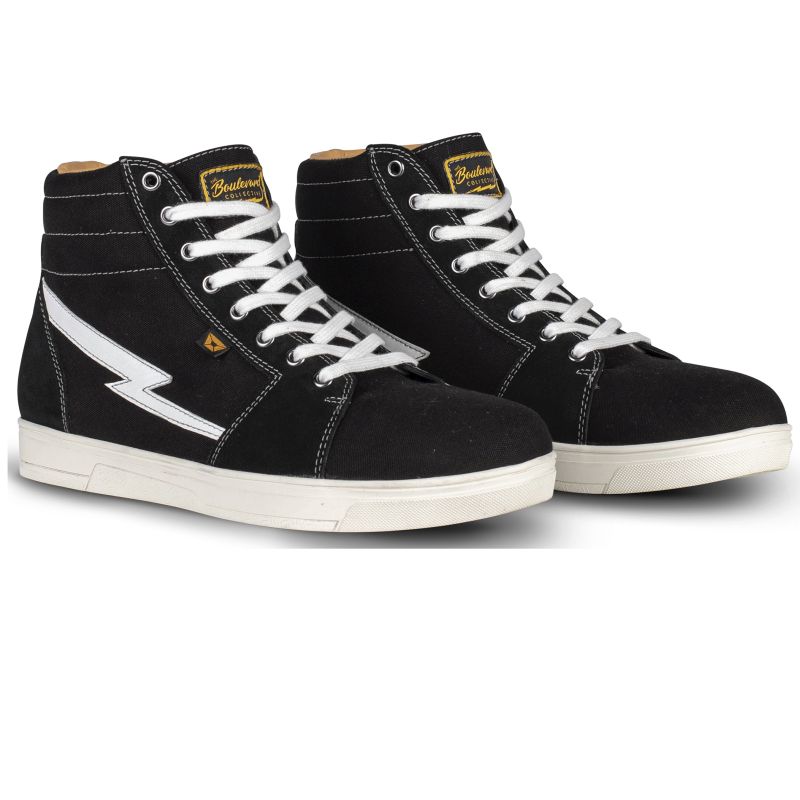 2024 cortech The Slayer Canvas Men Street Motorcycle Black Shoes Pick Size-265274