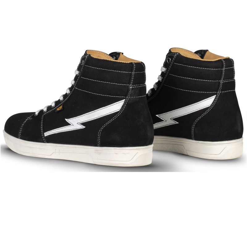 2024 cortech The Slayer Canvas Men Street Motorcycle Black Shoes Pick Size-265273