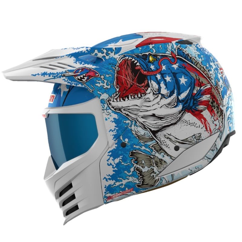 Icon Elsinore Full Face Modular Street/Aventure Touring Motorcycle Helmet-269029