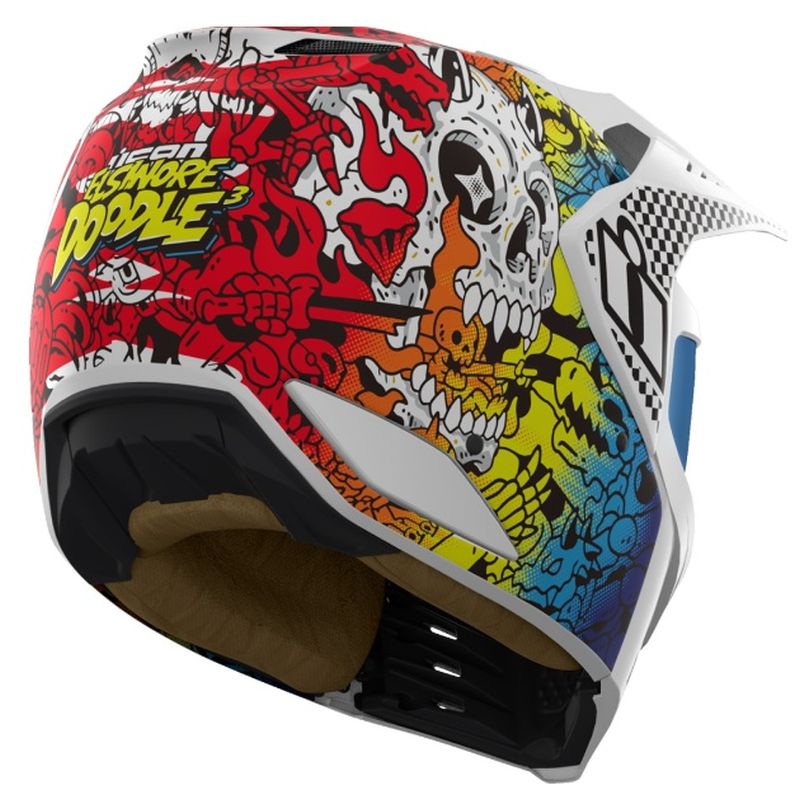 Icon Elsinore Full Face Modular Street/Aventure Touring Motorcycle Helmet-279326