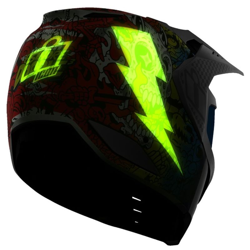 Icon Elsinore Full Face Modular Street/Aventure Touring Motorcycle Helmet-279329