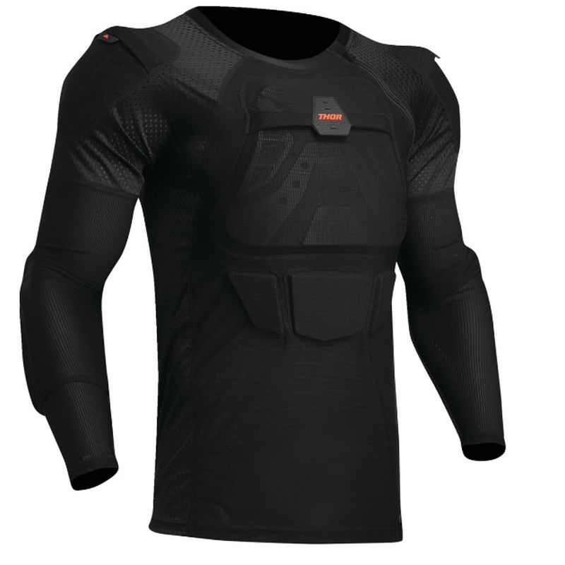 2024 Thor Sentry Stealth Guard Black Chest Protector Motocross Offroad ATV -266655
