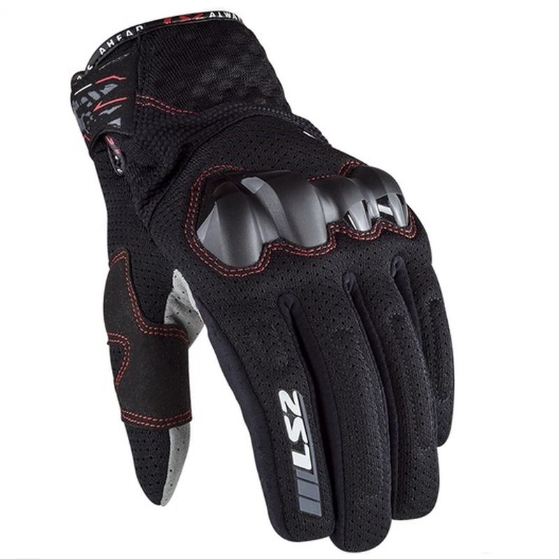 2024 LS2 CHaki Women Street Motorcycle Riding Black Gloves - Pick Size & Color-267277