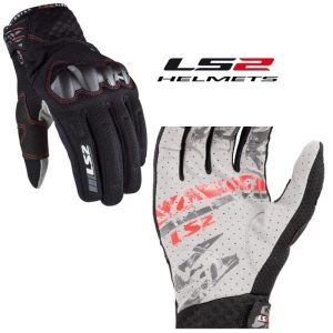 2024 LS2 CHaki Women Street Motorcycle Riding Black Gloves - Pick Size & Color-0