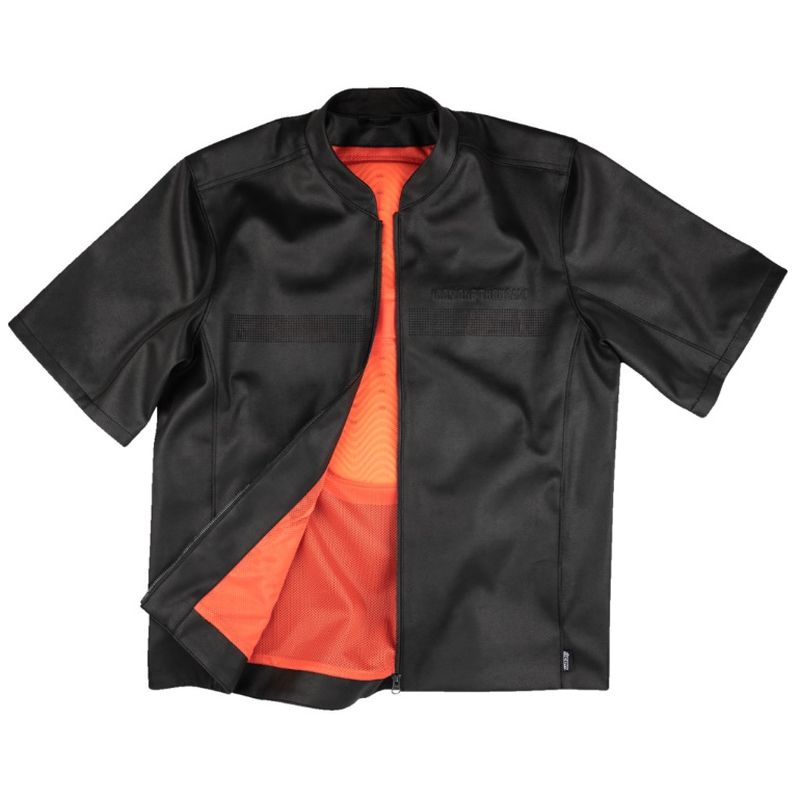 2024 Icon Short Track Street Motorcycle Riding Black Jacket - Pick Size & Color-267921