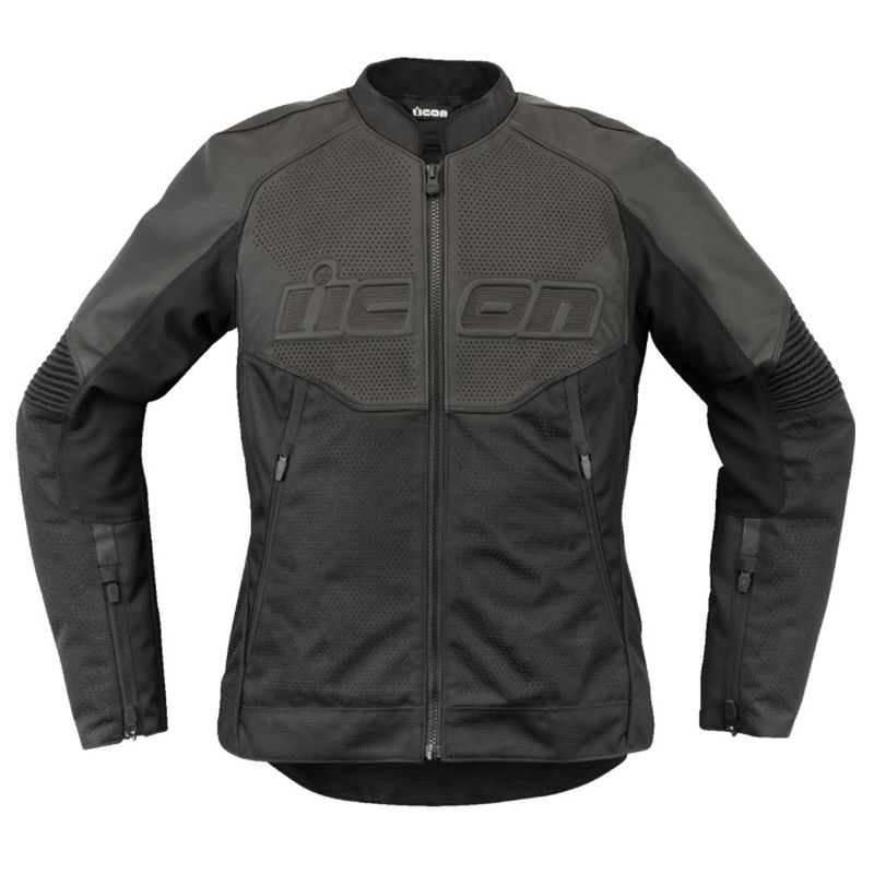 Icon Overlord3 Ce Women Street Motorcycle Black Jacket-269163
