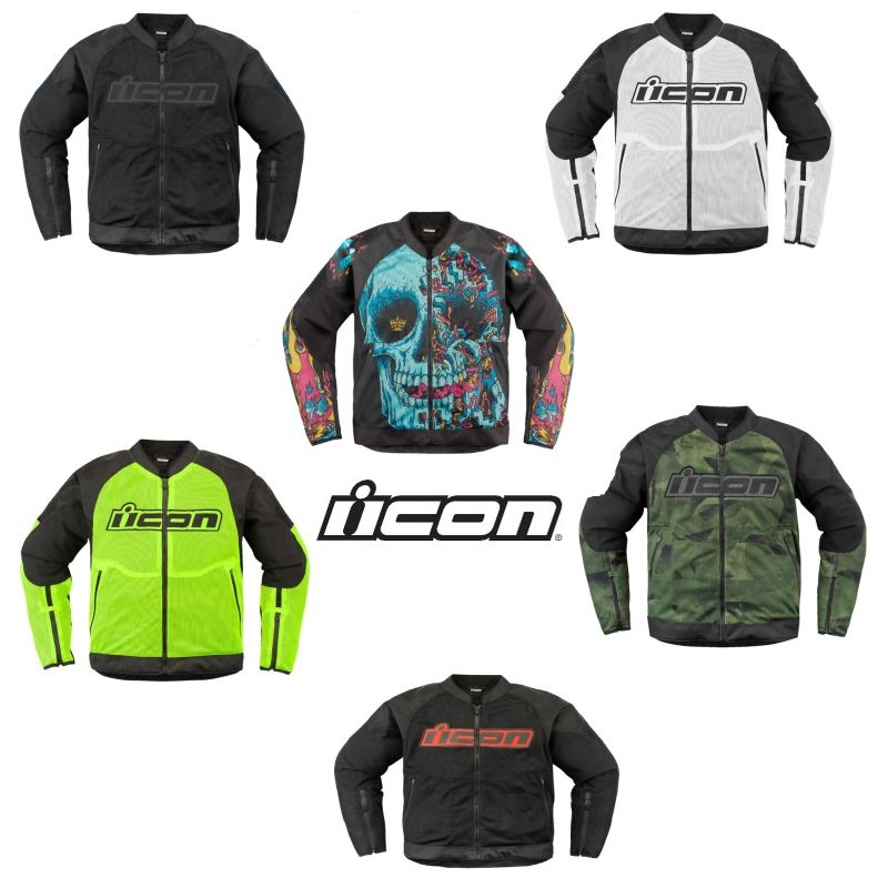 2024 Icon Overlord3 Mesh CE Street Motorcycle Riding Jacket - Pick Size & Color-0