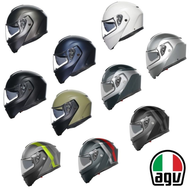 AGV Streetmodular Full Face Motorcycle Helmet - Pick Size & Color-0