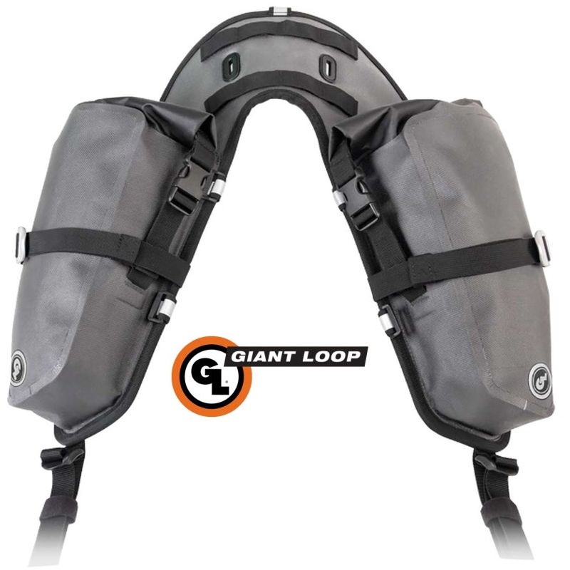 Giant Loop MoJavi 12L waterproof Gray Saddlebag-0