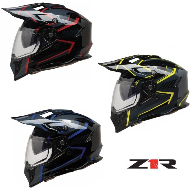 2025 Z1R Range 2.0 Dual Sport Full face Motorcycle Helmet - Pick Size & Color -0