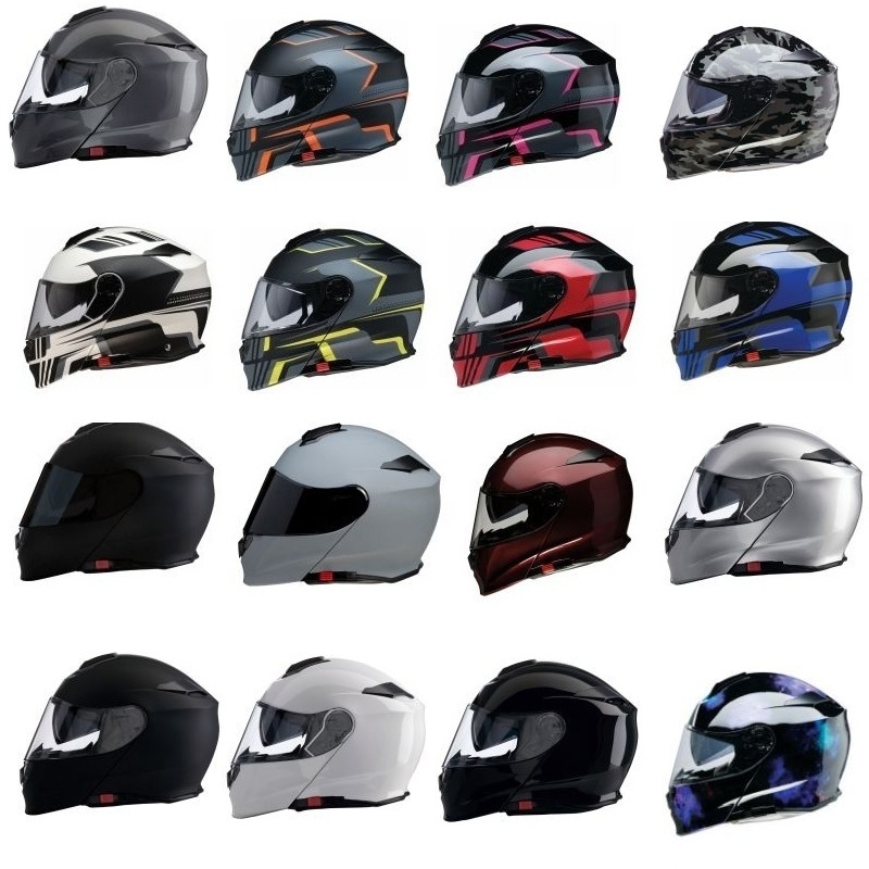 2025 Z1R Solaris 2.0 Modular Motorcycle Helmet - Pick Size & Color-0