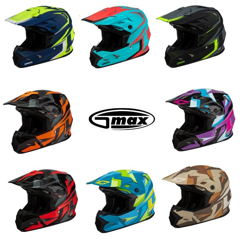 Gmax MX-96 Full Face Motocross Offroad MX ATV Helmet - Pick Size & Color-0