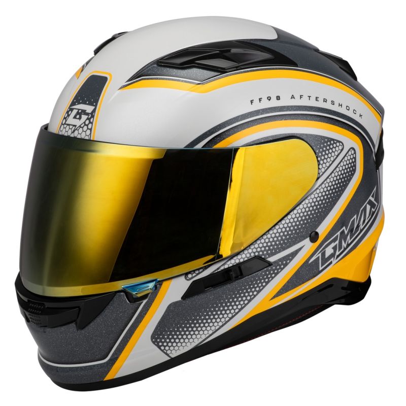 Gmax FF-98 Aftershock Full Face Street Motorcycle Helmet - Pick Size & Color-274581
