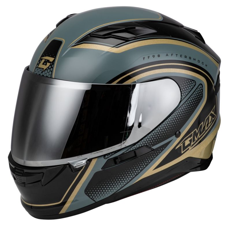 Gmax FF-98 Aftershock Full Face Street Motorcycle Helmet - Pick Size & Color-274600
