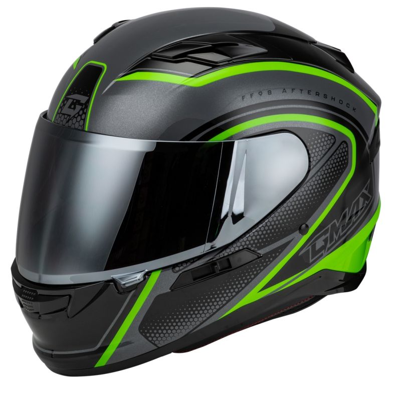 Gmax FF-98 Aftershock Full Face Street Motorcycle Helmet - Pick Size & Color-274596