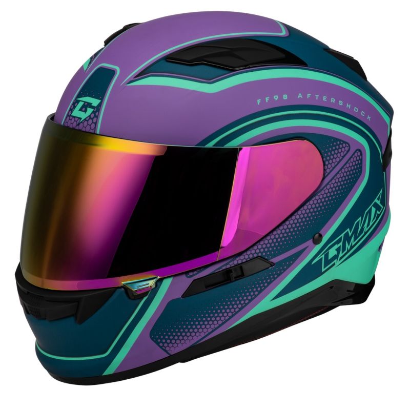 Gmax FF-98 Aftershock Full Face Street Motorcycle Helmet - Pick Size & Color-274592