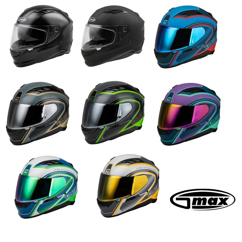 Gmax FF-98 Aftershock Full Face Street Motorcycle Helmet - Pick Size & Color-0