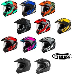 Gmax GM-11 Full face Dual Sport Motorcycle Helmet - Pick Size/Color-0