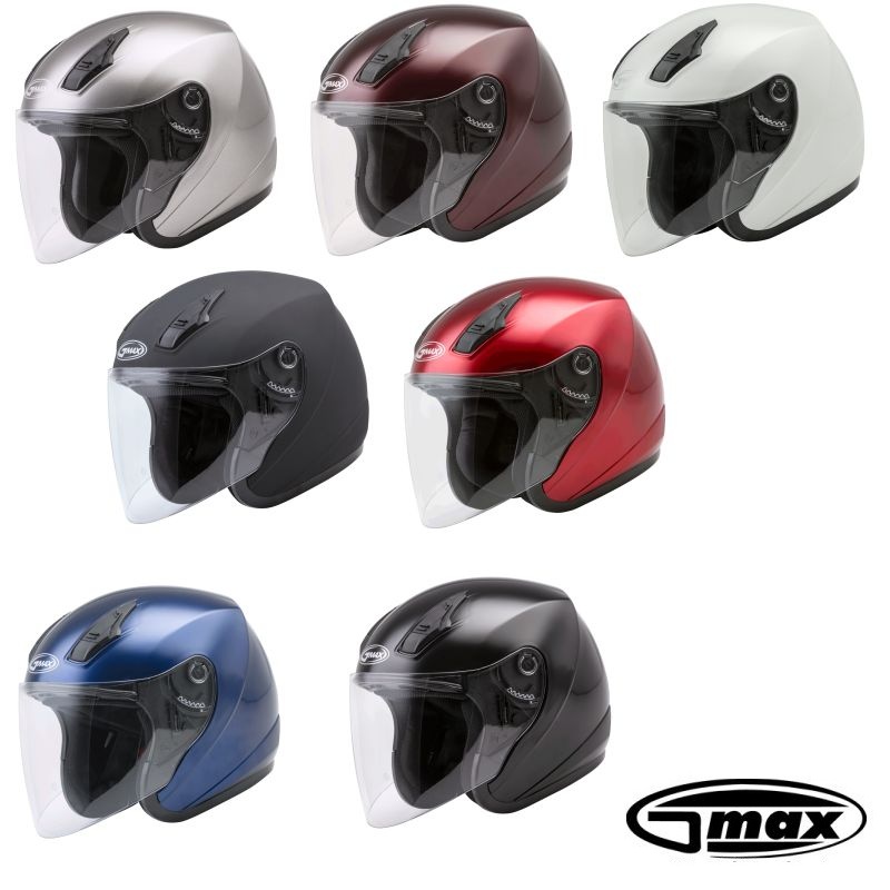 Gmax OF-17 Open Face Street Motorcycle Helmet - Pick Size/Color-0