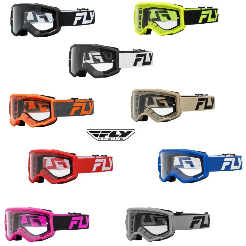 Fly Racing Focus MX Motocross Offroad ATV Unisex Adult Goggle - Pick Color-0