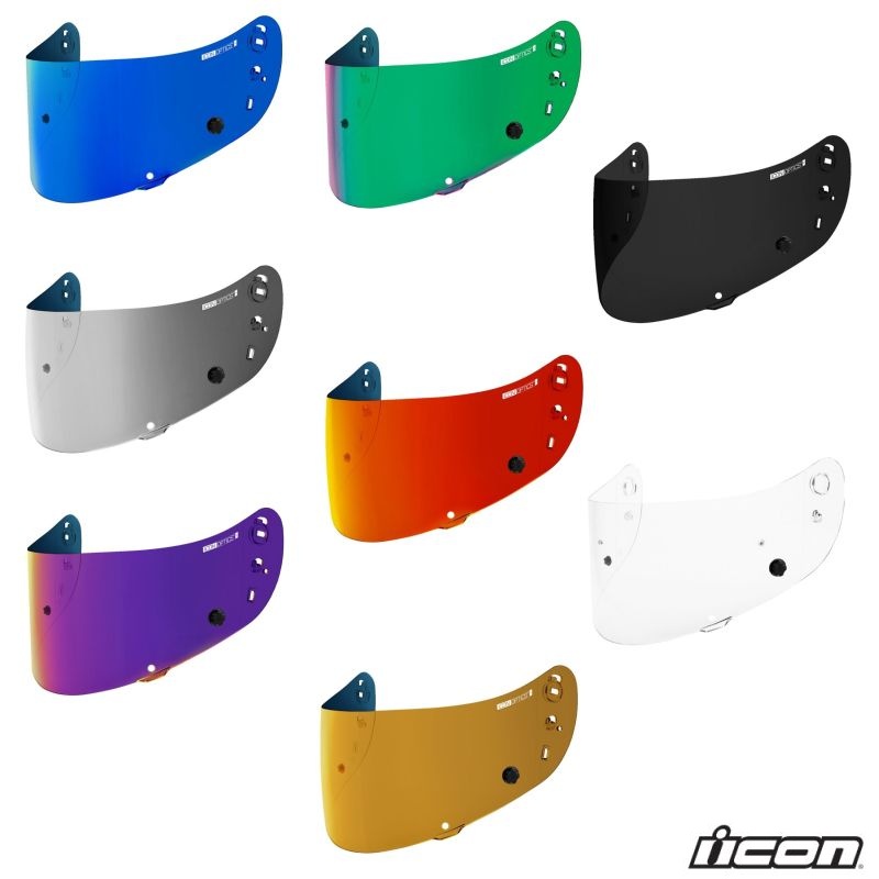 Icon TracShield Airframe Pro/Airform/Airmada Optics Face Shield Helmet-0