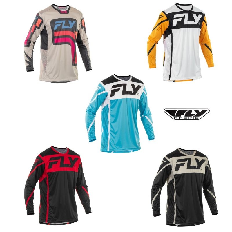 Fly Racing Lite Vice MX Motocross Offroad ATV Jersey - Pick Size & Color -0