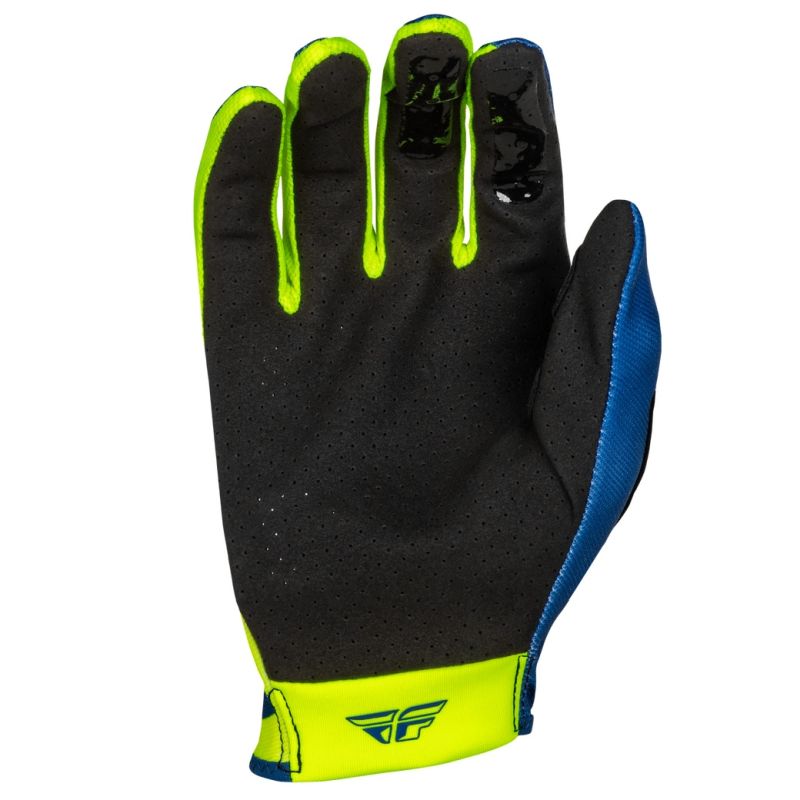 Fly Racing Lite Lancer Le MX Motocross Offroad Navy/Hi-Vis Gloves - Pick Size-276977