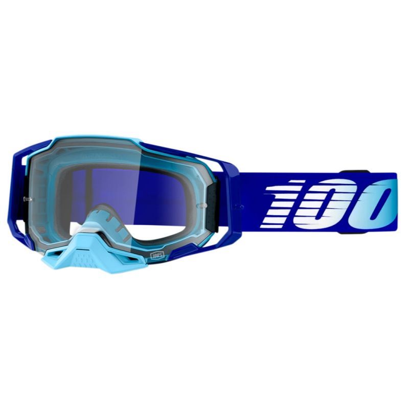 100% Armega Clear Lens Motocross ATV Offroad Goggles - Pick Color-277109