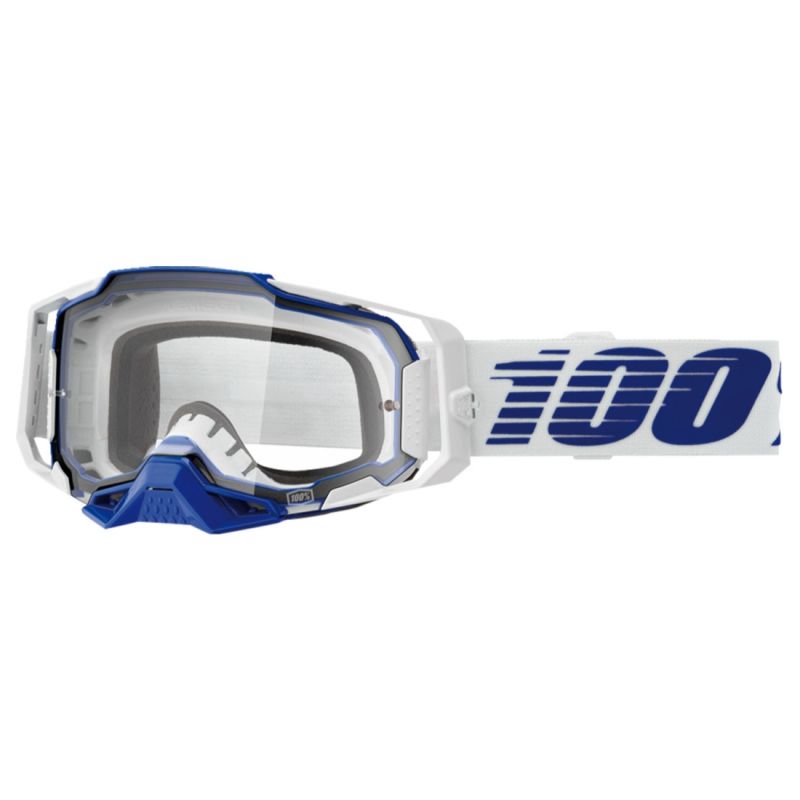 100% Armega Clear Lens Motocross ATV Offroad Goggles - Pick Color-277101