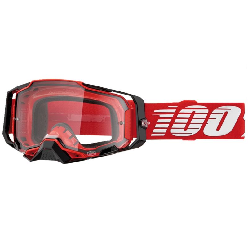 100% Armega Clear Lens Motocross ATV Offroad Goggles - Pick Color-277098