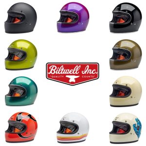 Biltwell Gringo Full Face Street Motorcycle Helmet - Pick Size & Color-0