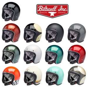 Biltwell Bonanza Open Face Street Motorcycle Helmet - Pick Size & Color-0