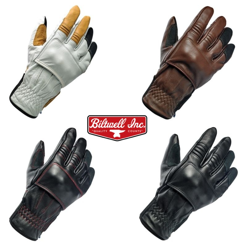 Biltwell Belden Men Street Motorcycle Gloves - Pick Size & Color-0