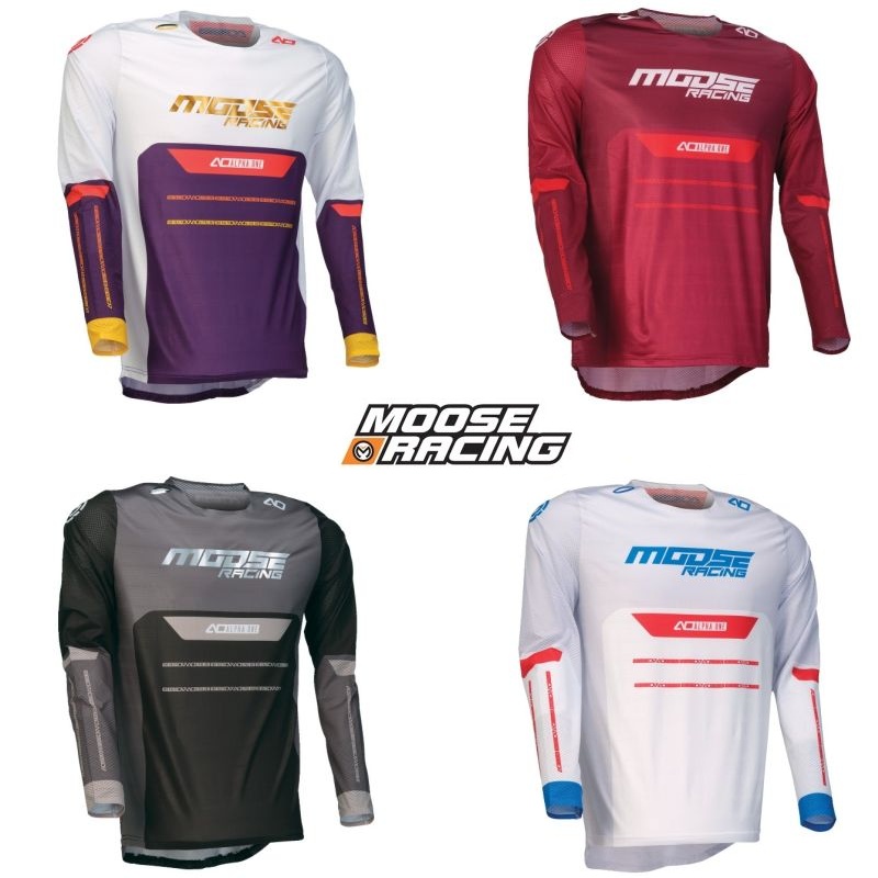 2025 Moose Racing Alpha One MX Motocross Offroad ATV Jersey - Pick Size & Color-0