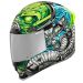 2024 Icon Airframe Pro Full Face DOT Street Motorcycle Helmet - Pick Size/Color-Outbreak - Green/Blue-MD