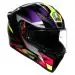 AGV K1 S Full Face Street Motorcycle Riding Helmet - Pick Size & Color-Black / Purple / Pink-2XL