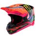 Alpinestars Supertech M10 MIPS Motocross ATV Helmet - Pick Size & Color-Deegan Monster - Gloss Orange Fluo/Purple/Pink Fluo-LG