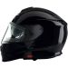 Z1R Solaris Modular With Electric Face Shield Helmet-Black-SM