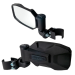 Seizmik Strike Side Black View Mirrors Set Polaris Pro-Fit Roll Cage Mounted