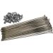 Moose Racing Rear 19" Chrome Spoke Set Honda CR125R CR250R CRF250R/ X CRF450R  - 0211-0059