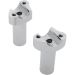 Drag Specialties Chrome Forged Aluminum Handlebar Riser - 0602-0399