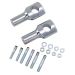 Drag Specialties Chrome 1 1/2" Big Buffalo Riser 0602-0468