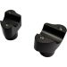 Drag Specialties Flat Black 1.5" Buffalo Straight 1" Handlebars Riser