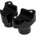 Drag Specialties Gloss Black Buffalo Straight Riser - 0602-0350