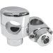 Drag Specialties Chrome Big Buffalo 1 1/2" Handlebar Riser Kit 0602-0418