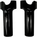 Drag Specialties Gloss Black Buffalo Straight Riser - 0602-0520