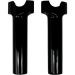 Drag Specialties Gloss Black Buffalo Straight Riser - 0602-0521