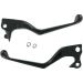 Drag Specialties Matte Black Wide Blade Lever Set Harley-Davidson - 0610-0129